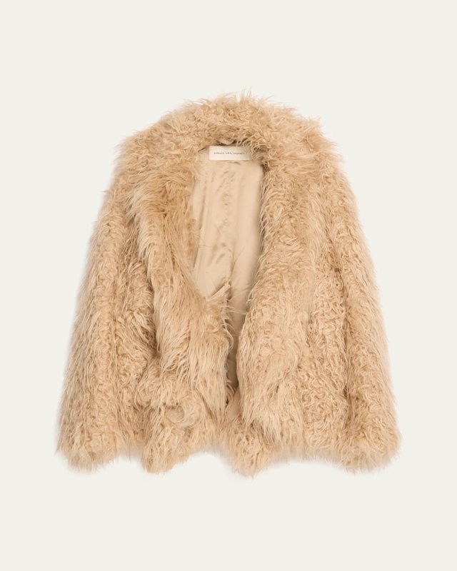 Vanas Faux Fur Oversized Jacket